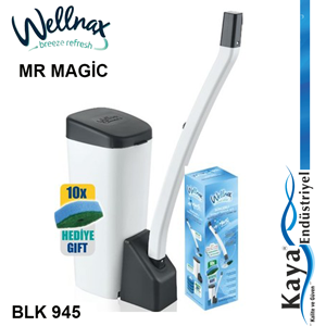 Wellnax Mr Magic BLK 945 Deterjanlı Tuvalet Fırçası