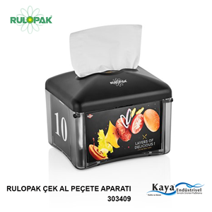 RULOPAK Tekçek Reklamlı Peçete Dispenseri 303409