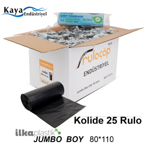 İLKA 350gr Endüstriyel Jumbo Çöp Poşeti 80*110
