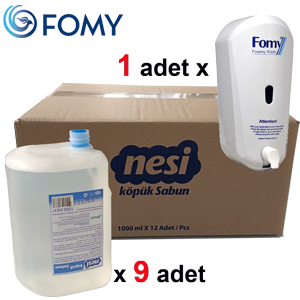ONESİ Köpük Sabun 1000 ml *9 Adet + FOMY Aparat Hediyeli