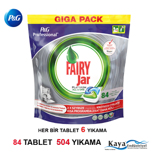 Fairy Jar 84 Endüstriyel Bulaşık Makinesi Tableti