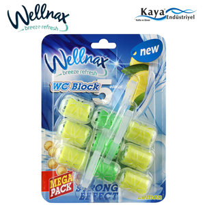 Wellnax 3lü Klozet Blok Limon Kokusu
