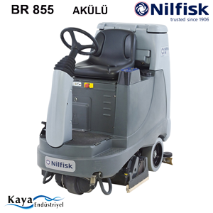 Nilfisk BR 855 Akülü Binicili Zemin Otomatı